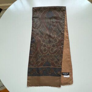 Vintage Christian Dior Men's Scarf Wool/Silk Made in Italy